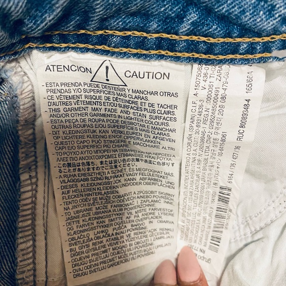 Zara Light Blue Flare Jeans - Picture 7 of 11